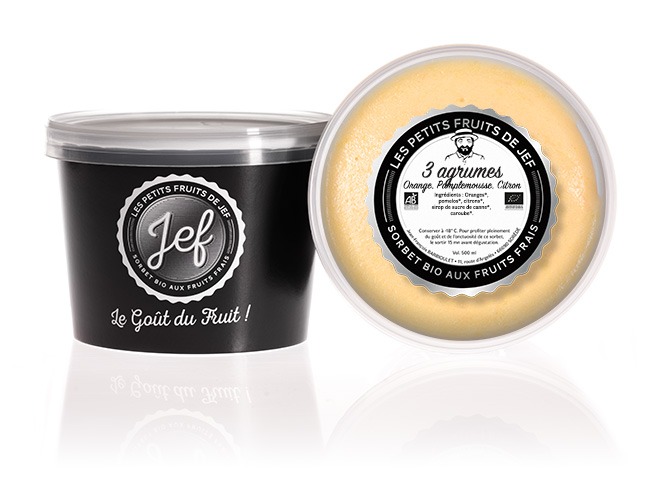 Sorbet Bio - 3 Agrumes (Orange, Pomelo & Citron)