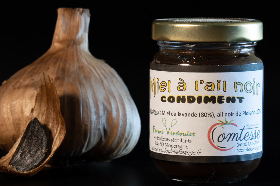 MIEL DE LAVANDE A L'AIL NOIR pot 110gr - 110g