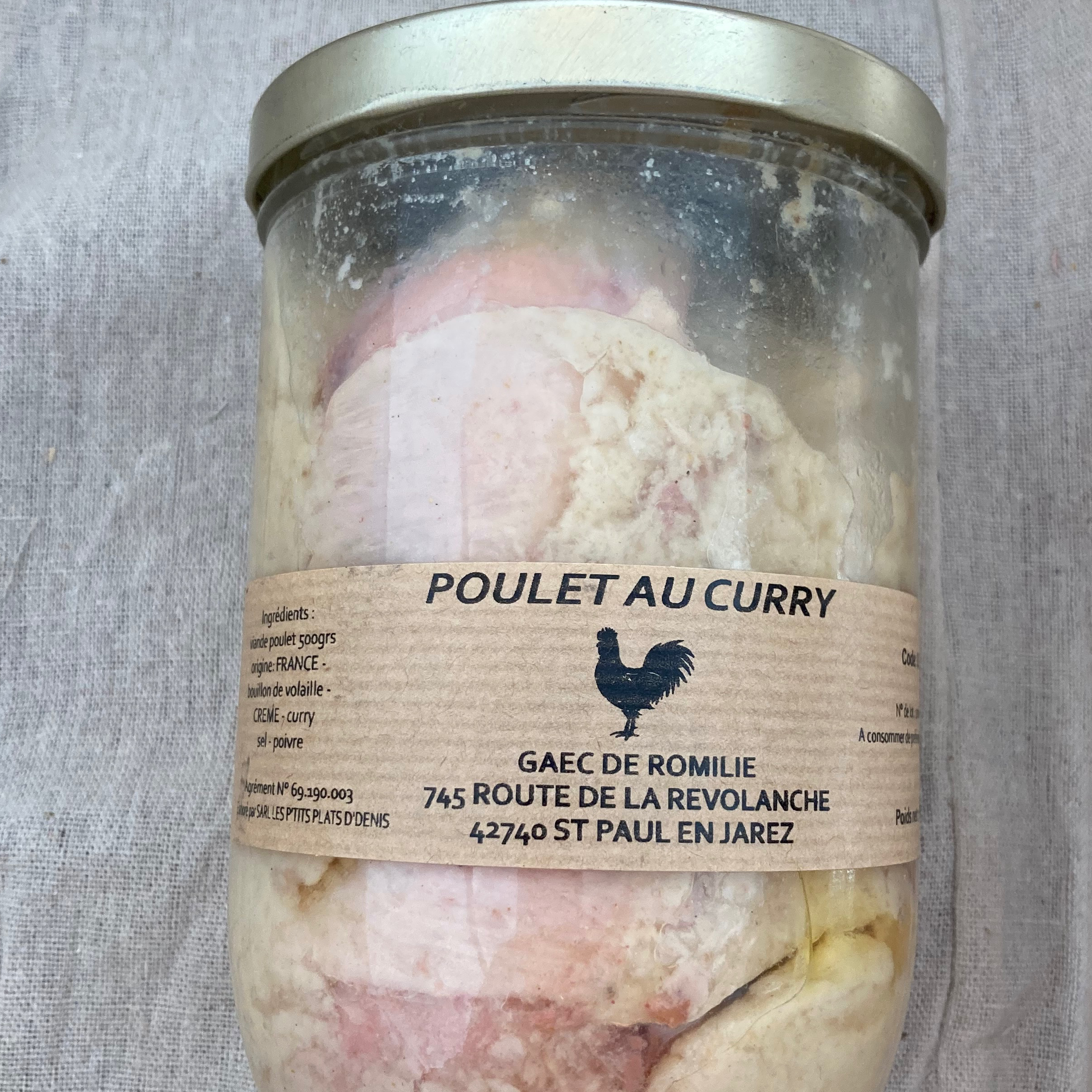 Poulet au curry 780g - 780g