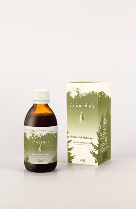 LAGRIMUS  Sirop de Sapin des Pyrénées Bio 250 ml