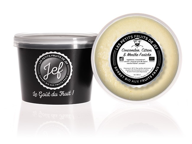 Sorbet Bio - Concombre, Citron & Menthe Fraîche