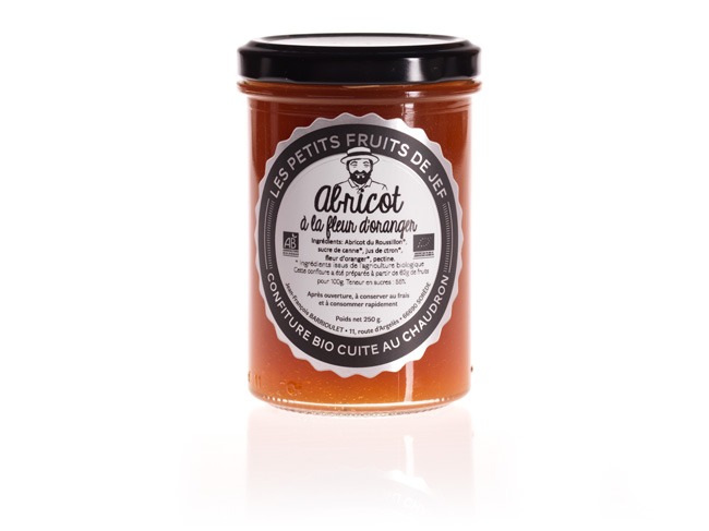 Confiture Bio - 250 g - Abricot à la fleur d'Oranger