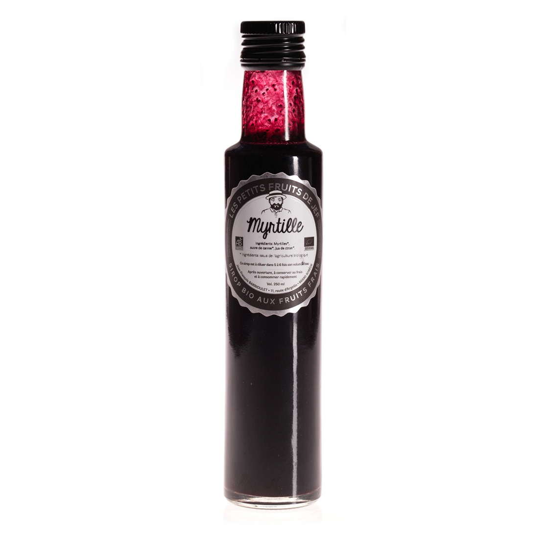 Sirop Bio aux Fruits - 250ml - Cassis