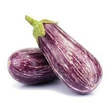 Aubergine Zébrée, 1 kg