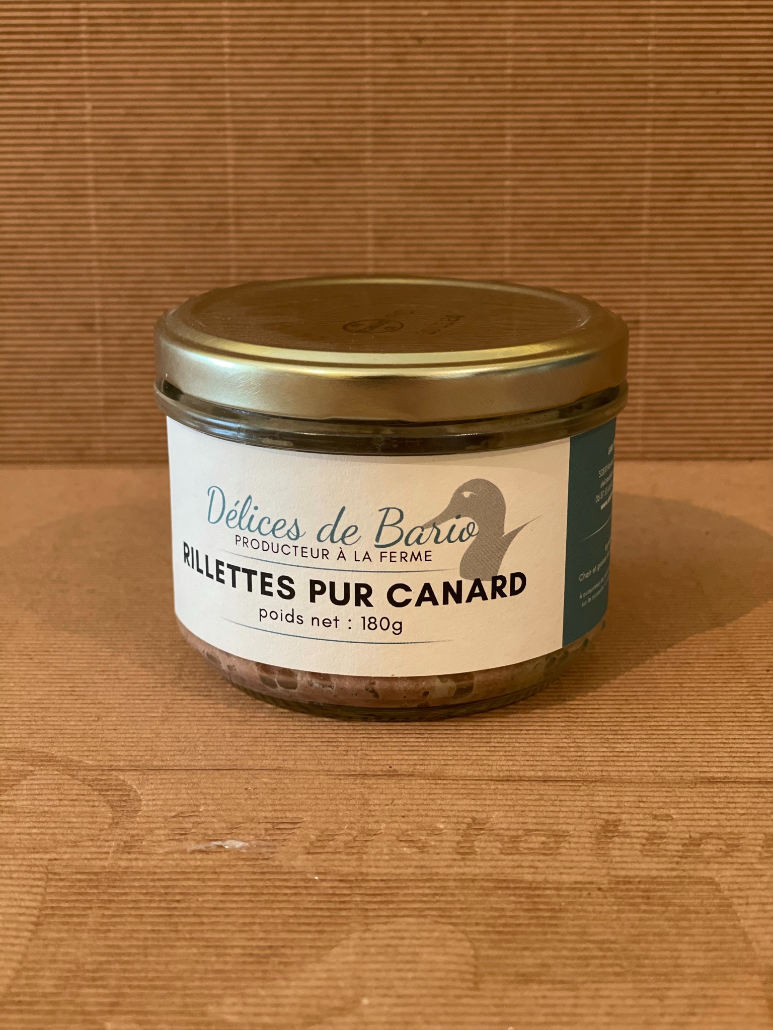 Rillettes pur canard