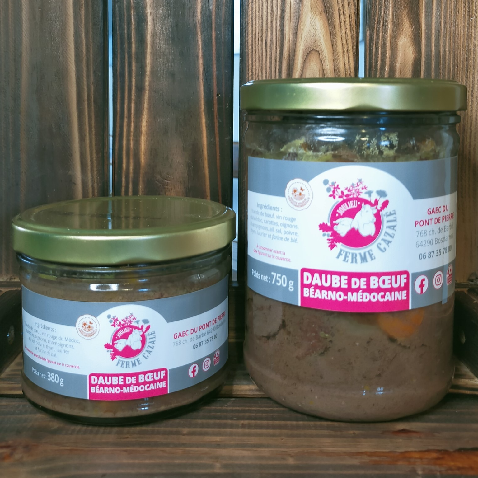 Daube bœuf Bearno-Médocaine (380g)