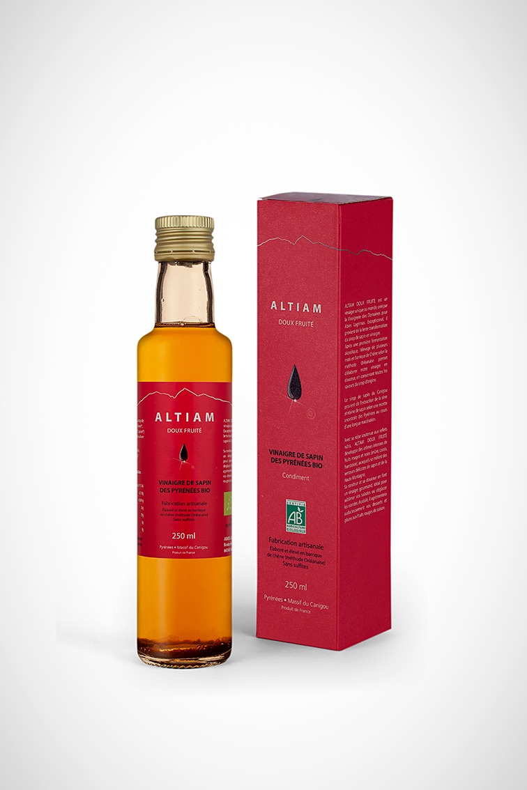 ALTIAM Vinaigre de Sapin  Doux Fruité  Bio 250 ml