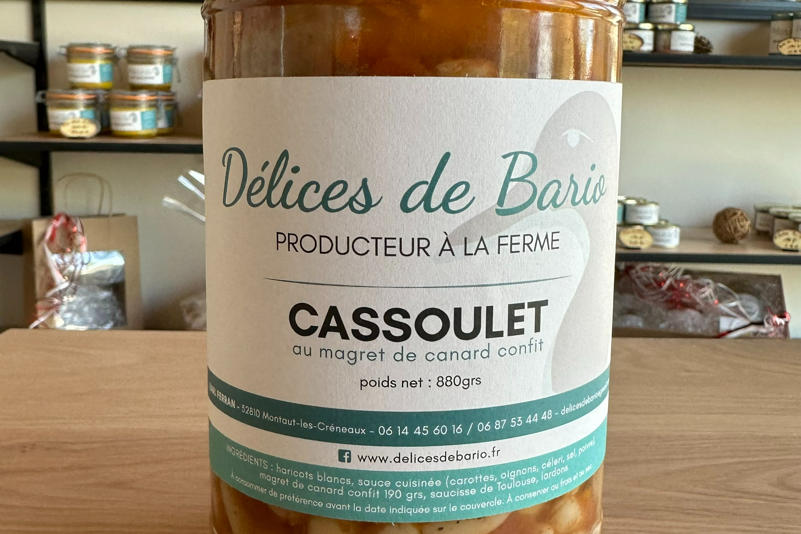 Cassoulet Gastronomique 880gr