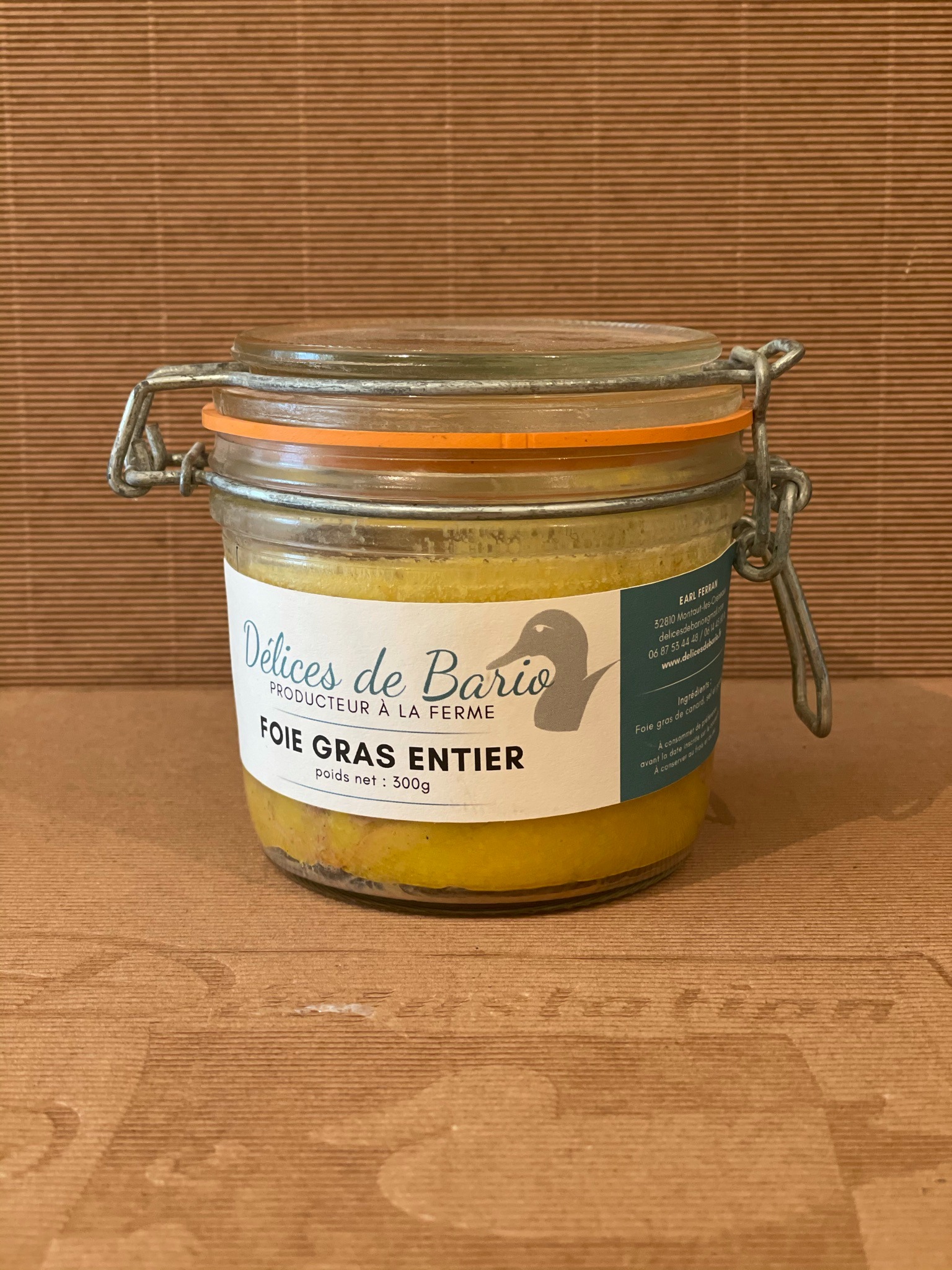 Foie Gras de Canard Entier 300gr