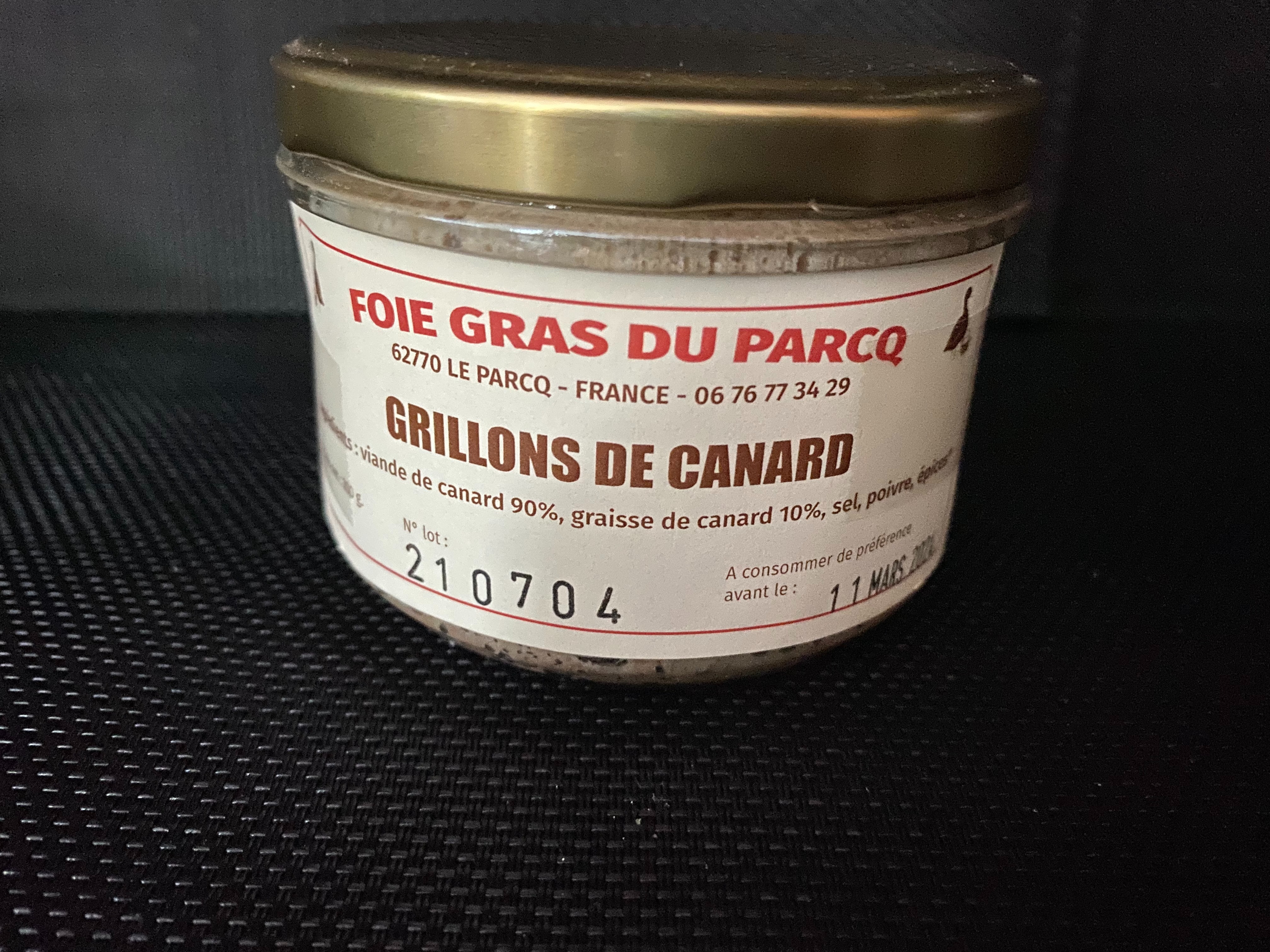 Grillons de canard 200g