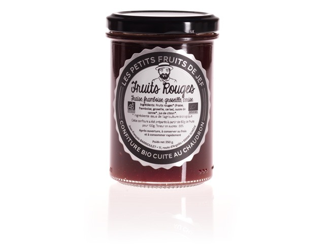 Confiture Bio - 250 g - 4 Fruits rouges