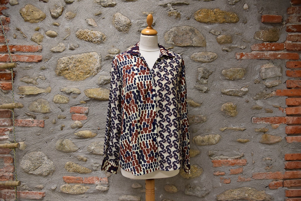 Art à porter-Chemise imprimée 'Made in Sens'