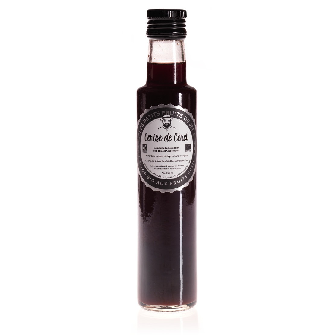 Sirop Bio aux Fruits - 250ml - Cerise