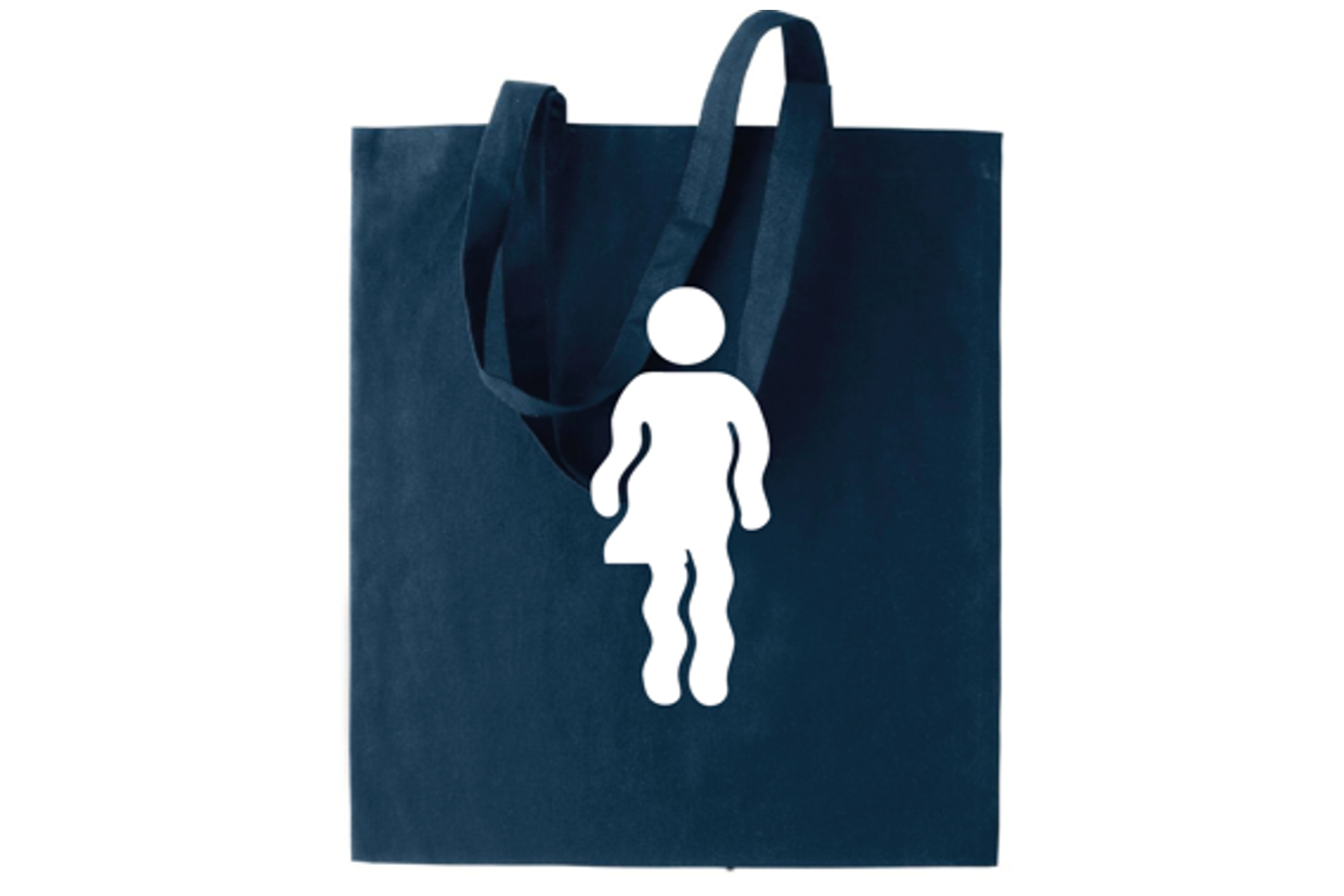 Tote bag Handi1visible logo blanc