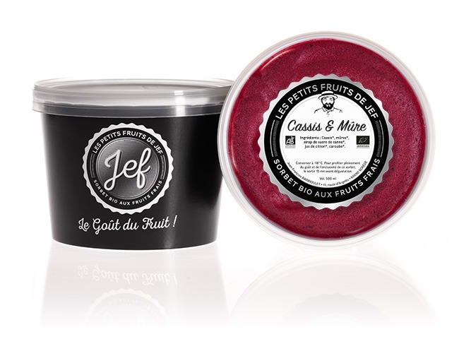Sorbet Bio - Cassis & Mûre