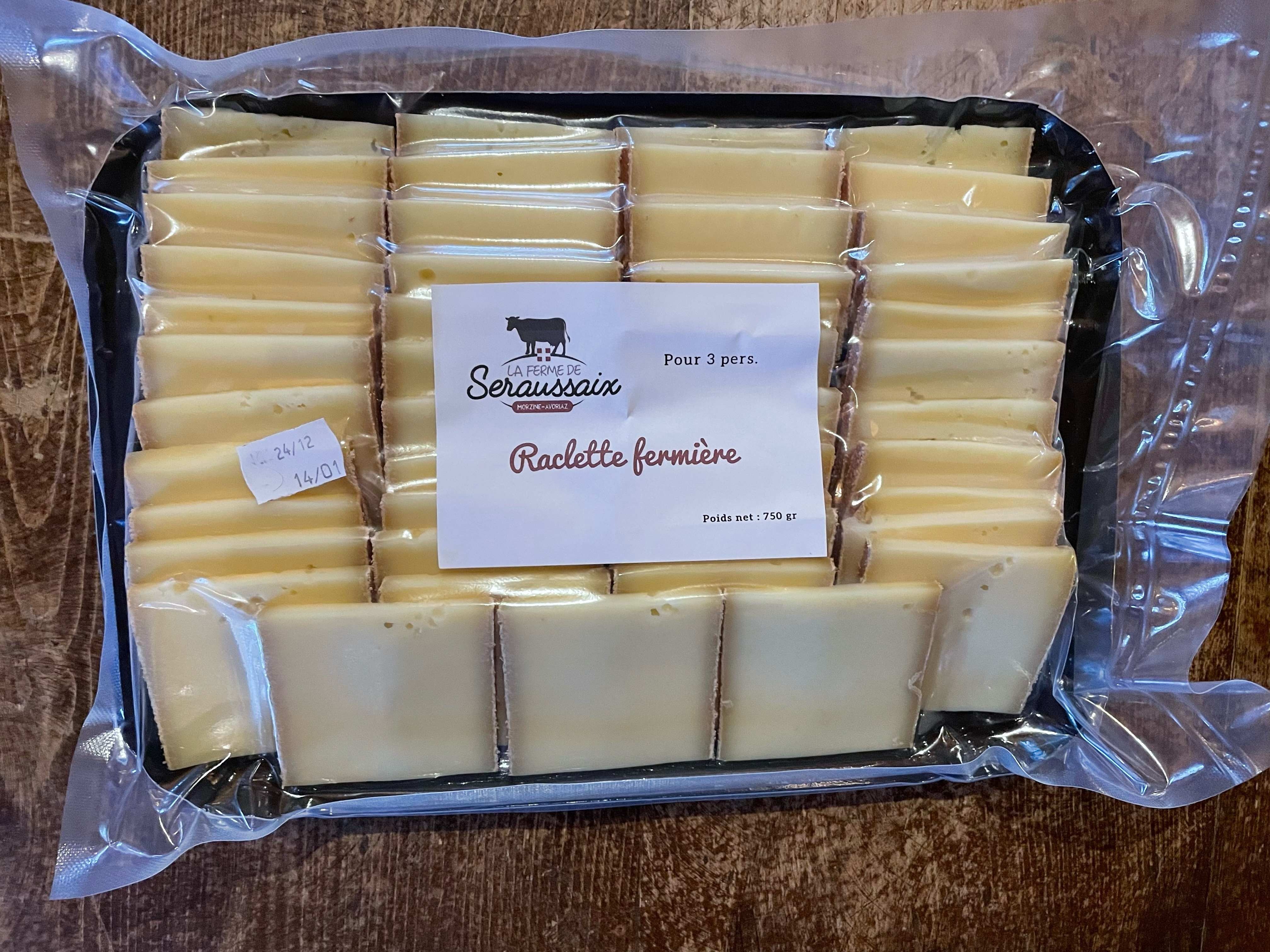 Plateau raclette 3 personnes