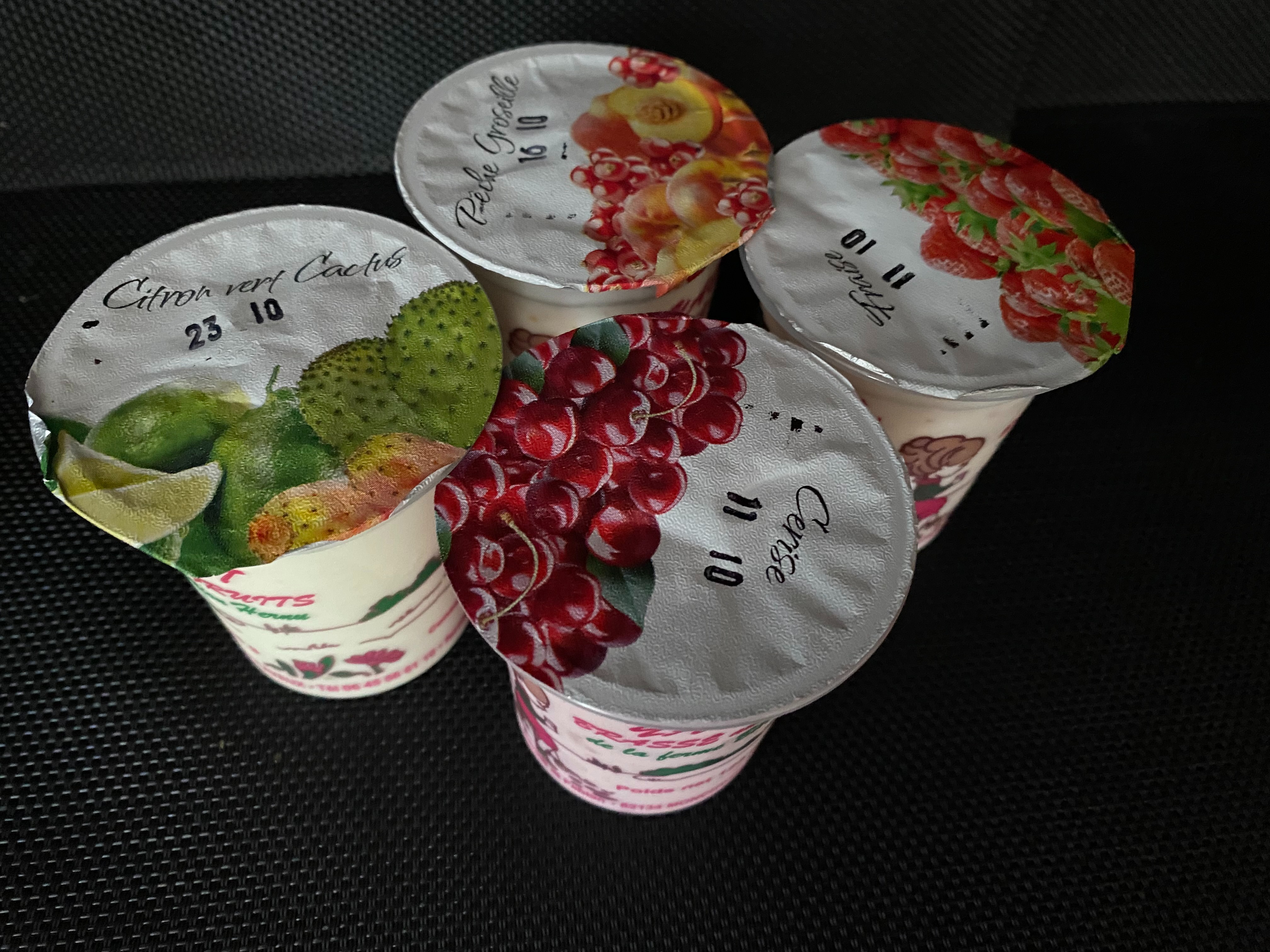 Yaourts brassés Cerise