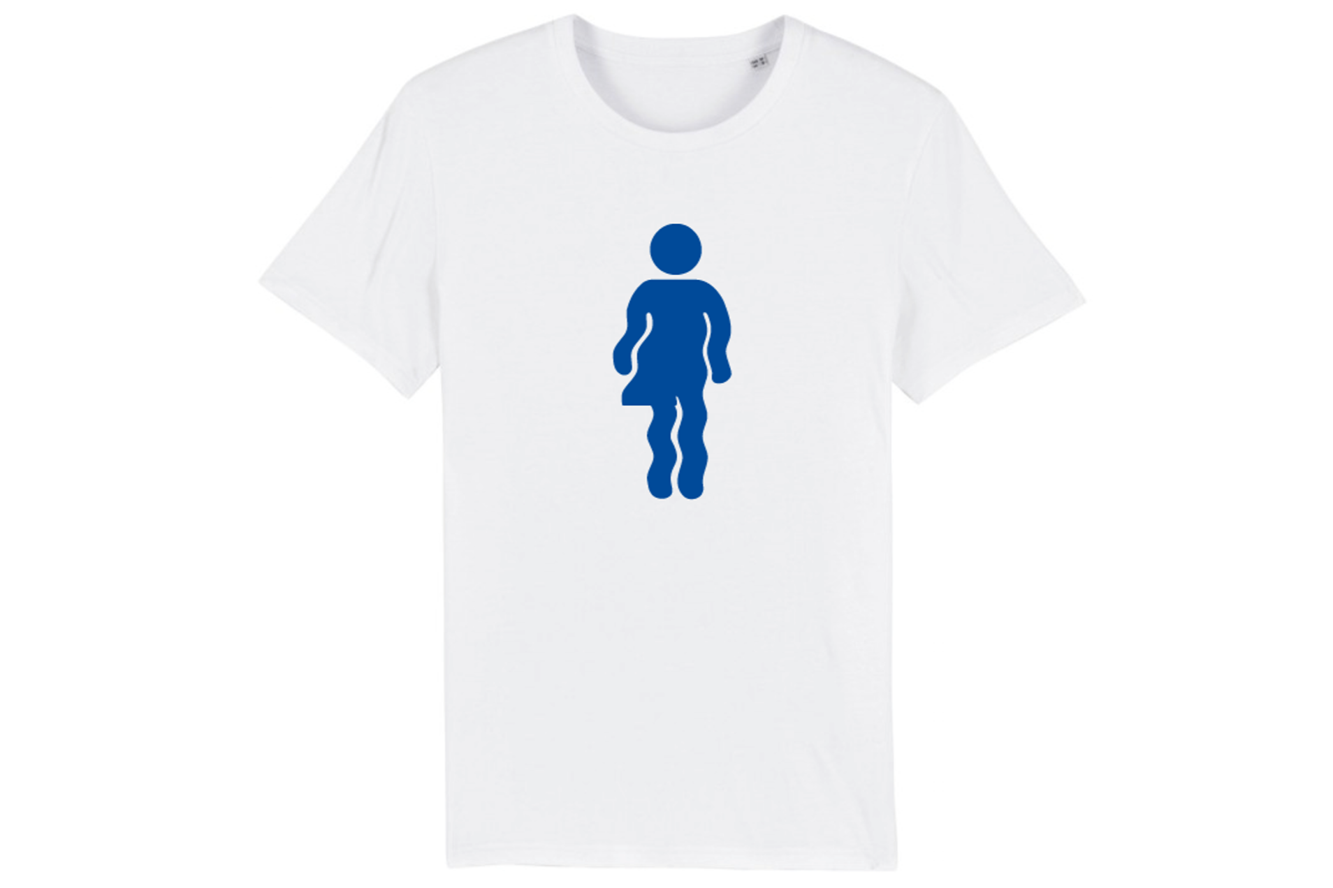 T-shirt unisexe Handi1visible logo bleu