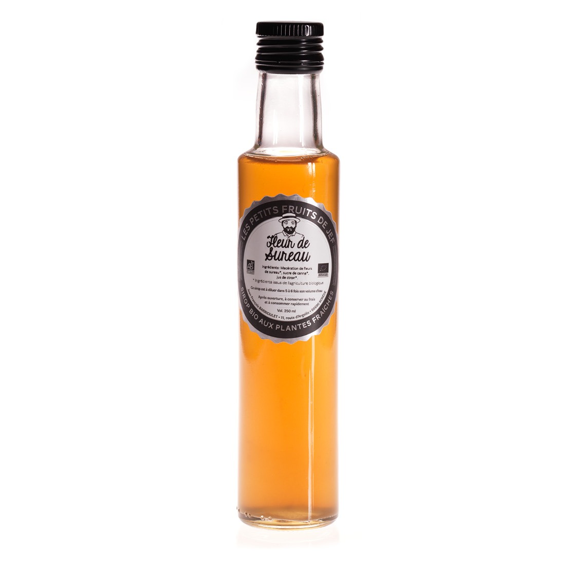 Sirop Bio aux Plantes - 250ml - Fleur de sureau