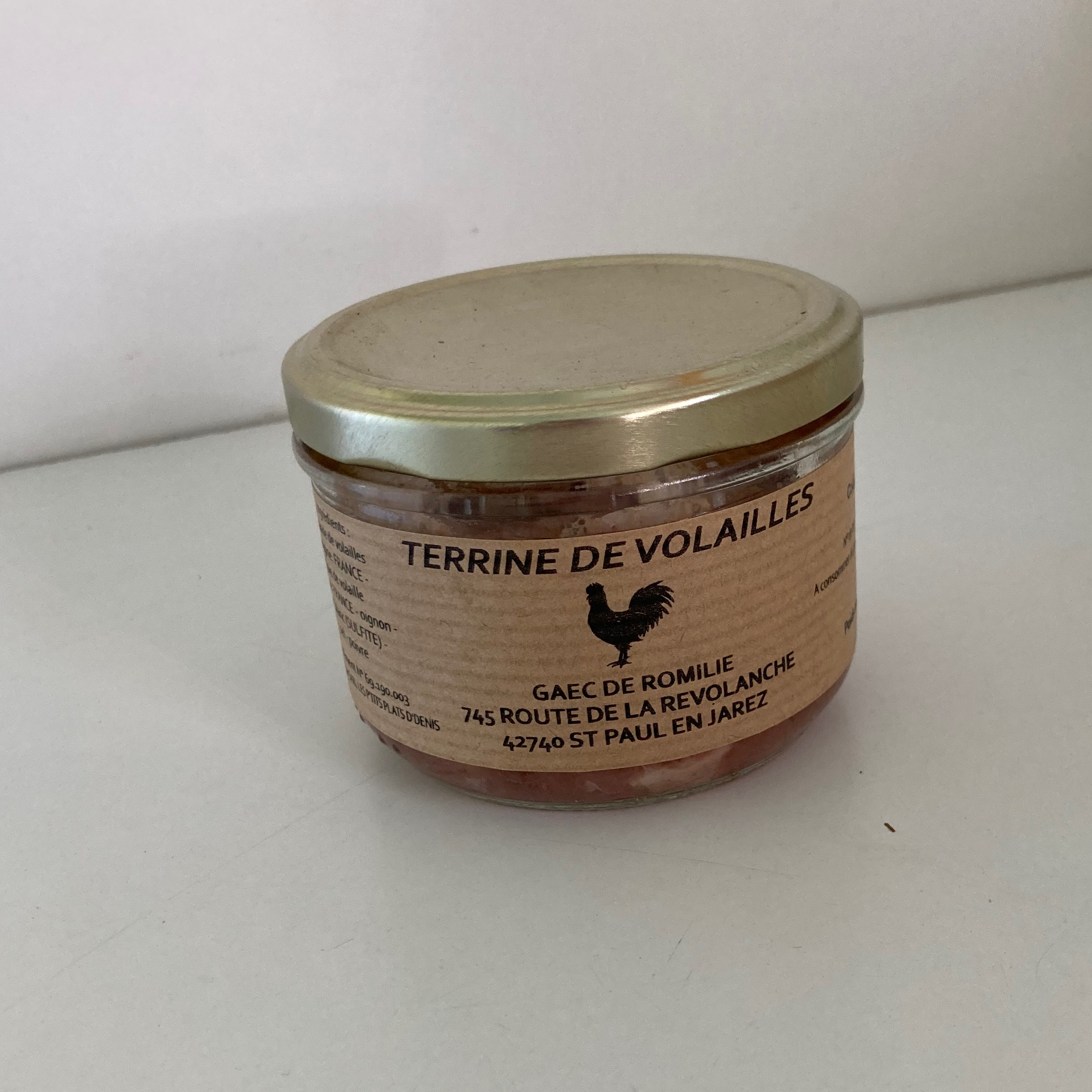 Terrine de volaille 180gr - 180g