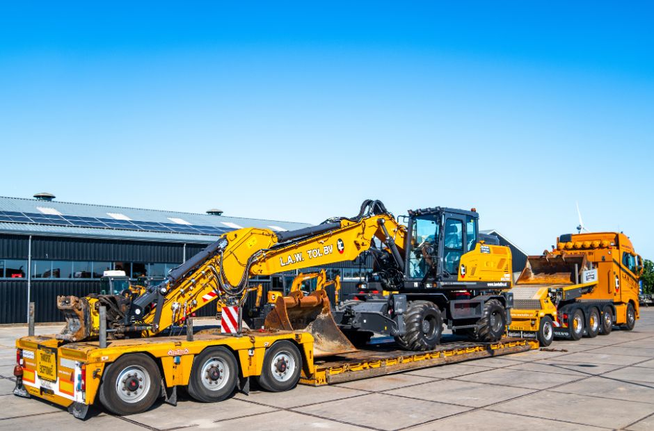 graafmachine huren transport zeeland