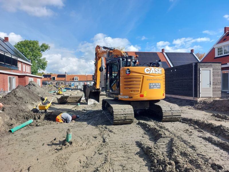 grondverzetmachine huren met machinist