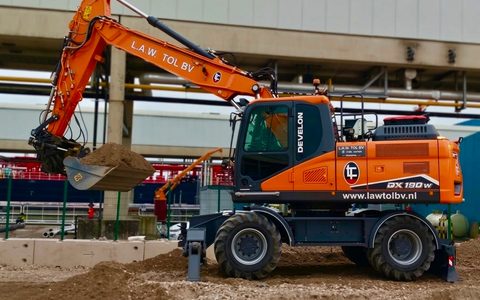 develon dx190w-7 kraan