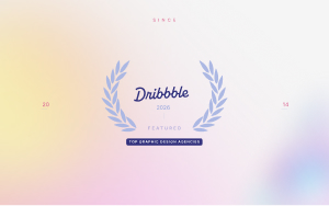 Featured on Dribbble as Top Graphic Design Agencies. Since 2014, this platform has helped me build incredible designs, dive into unique projects, and team up with amazing individuals around t