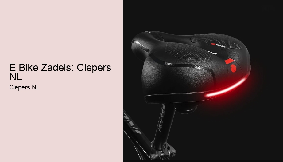 E Bike Zadels: Clepers NL