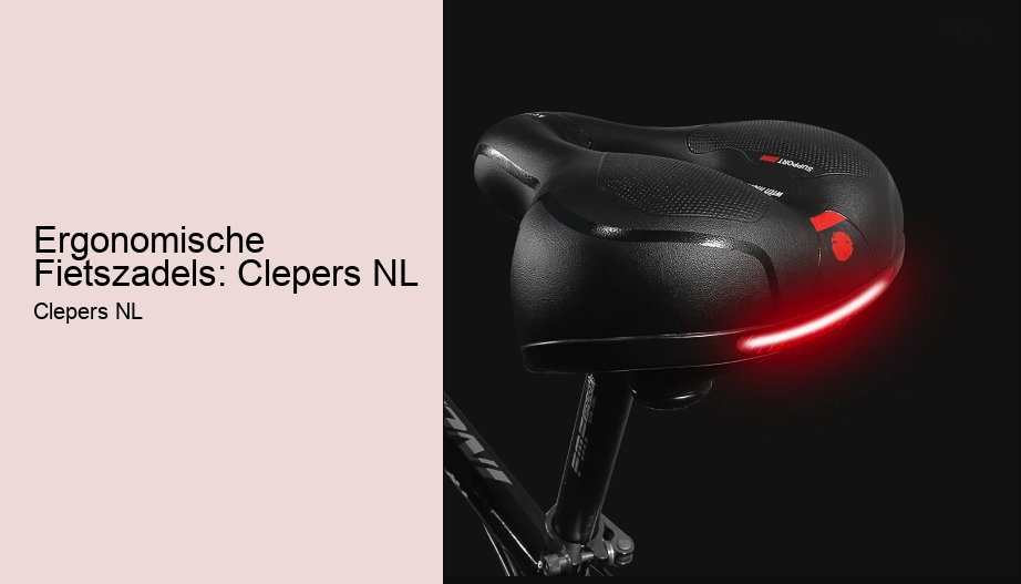 Ergonomische Fietszadels: Clepers NL