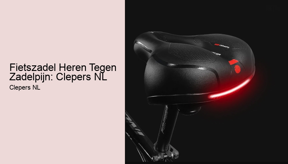 Fietszadel Heren Tegen Zadelpijn: Clepers NL