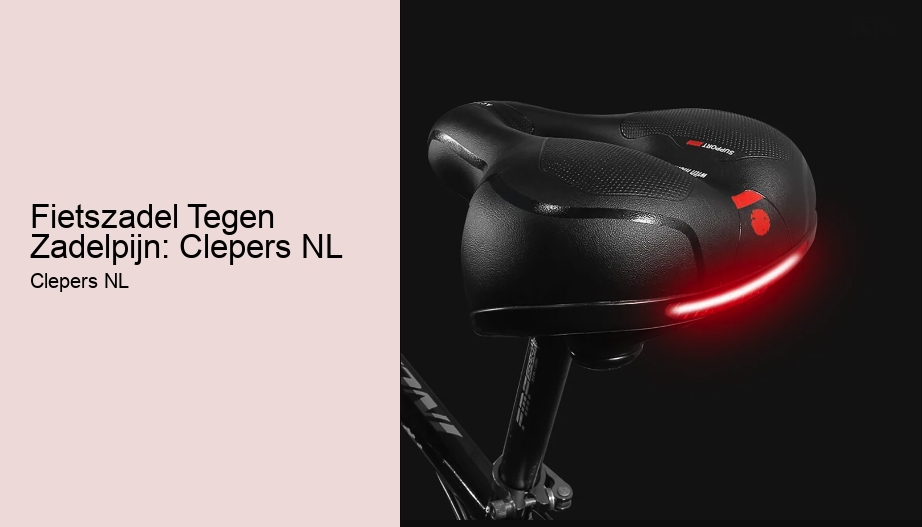 Fietszadel Tegen Zadelpijn: Clepers NL