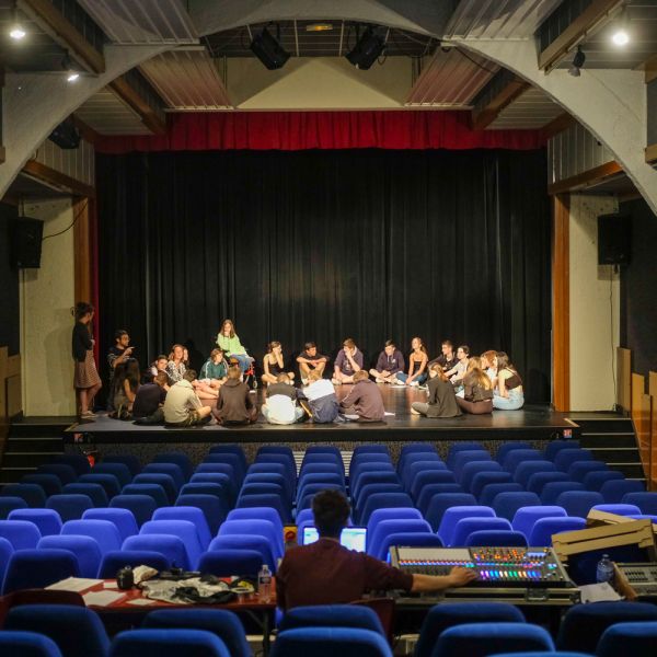 Atelier théâtre et son au collège La Fontaine à Missillac