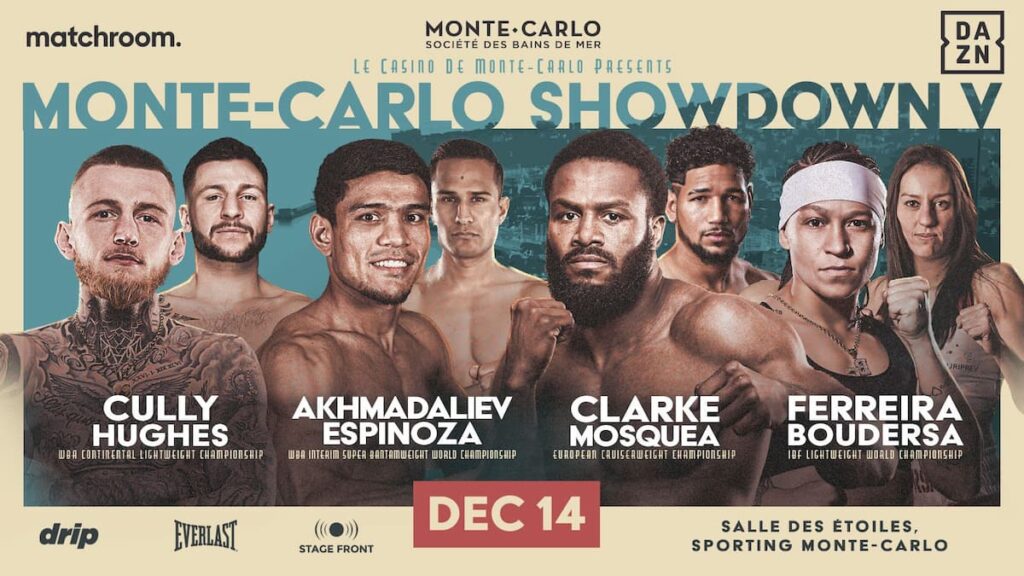 Affiche officielle de la soirée "Monte-Carlo Showdown V"