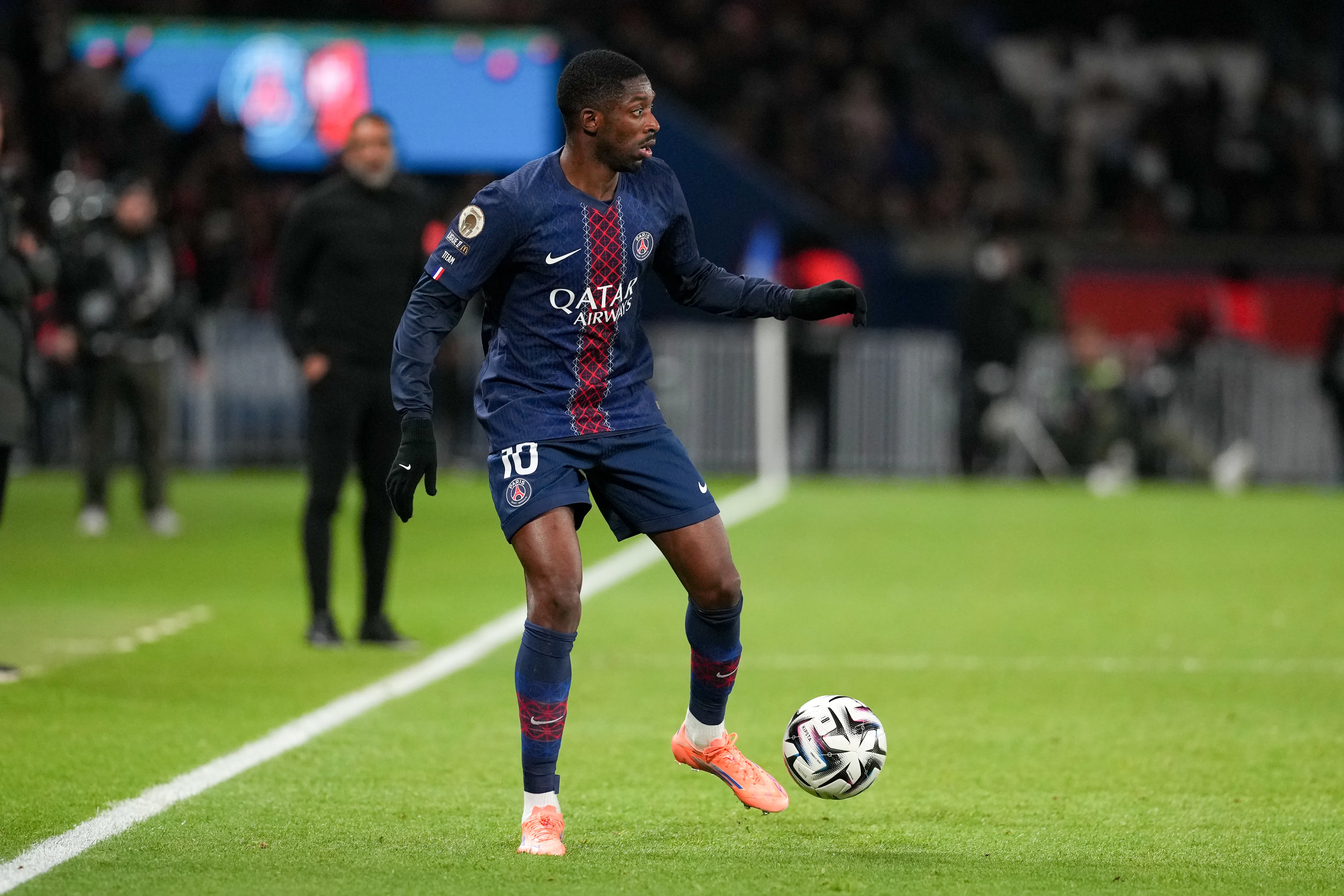 PSG's tactical setup during the match