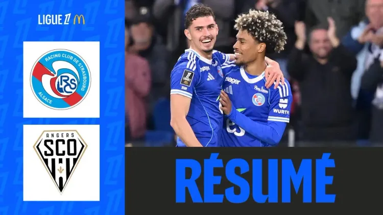 RC Strasbourg Alsace - Angers SCO - (5 - 0) - Résumé / 2025-2026