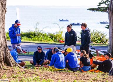 L'équipe Grand Est sur le Championnat de France Jeune Windsurf 2024