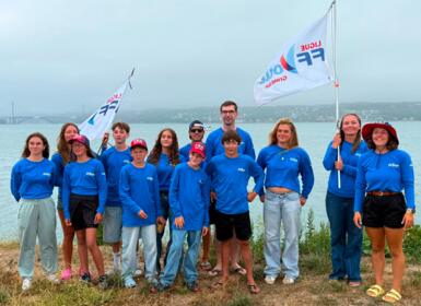 Photo de l'équipe windsurf de la Ligue de Voile du Grand Est 
