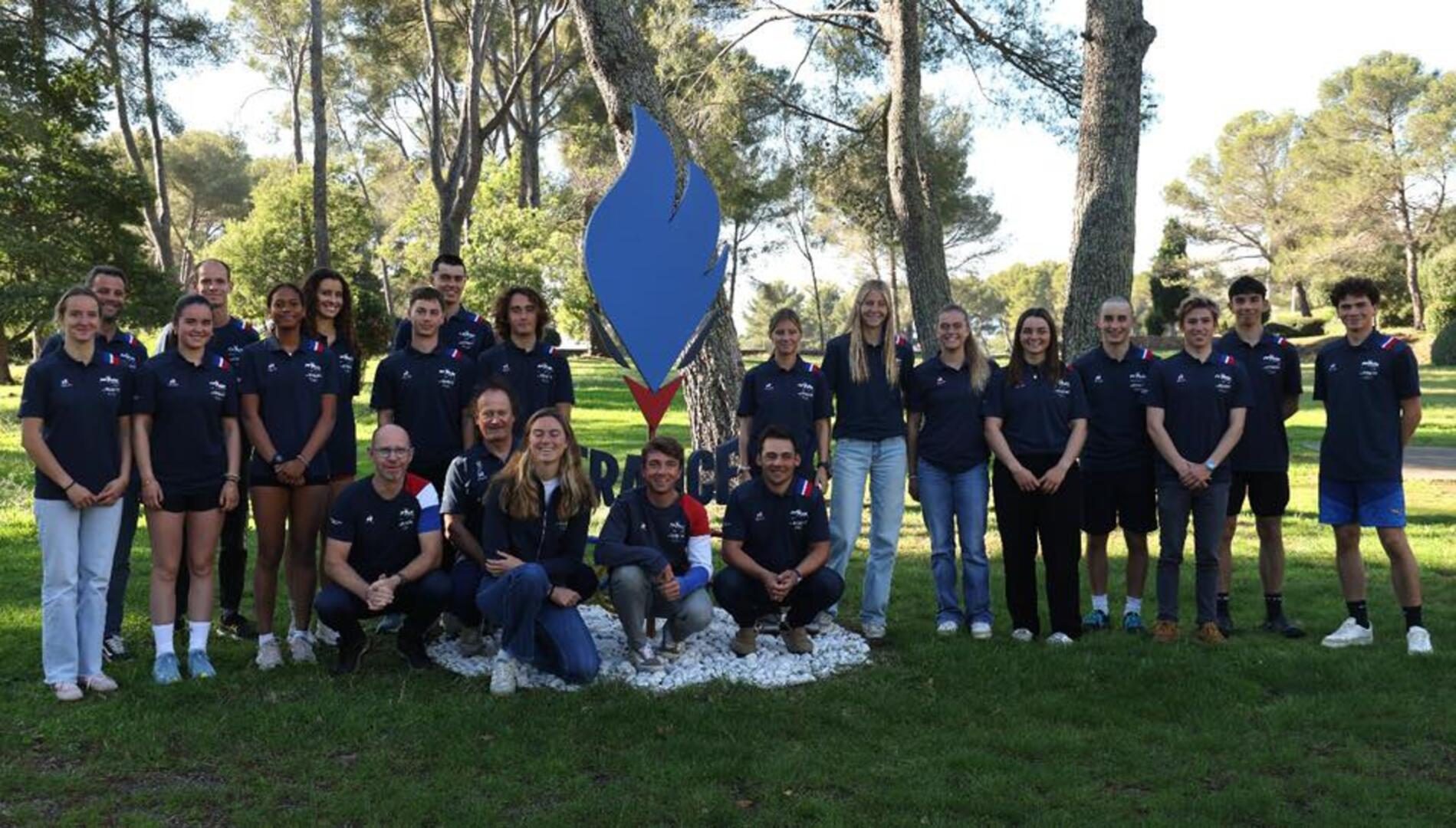 Salomé Simon en stage au CREPS de Boulouris