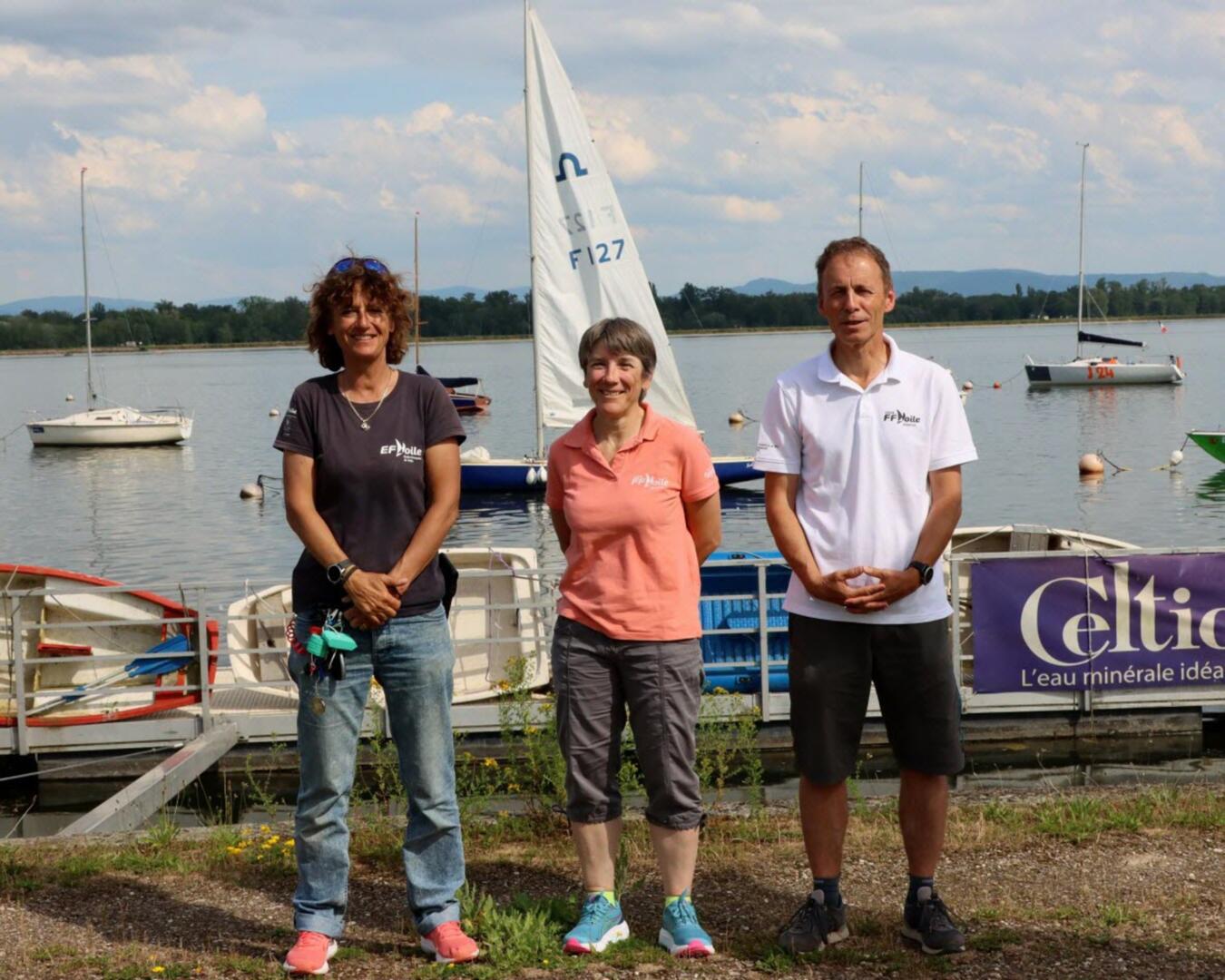 Marie-Pierre Carteron, Adrienne Burgi-Panisset et Laurent-Panisset (Photo : Gilles Maussion)