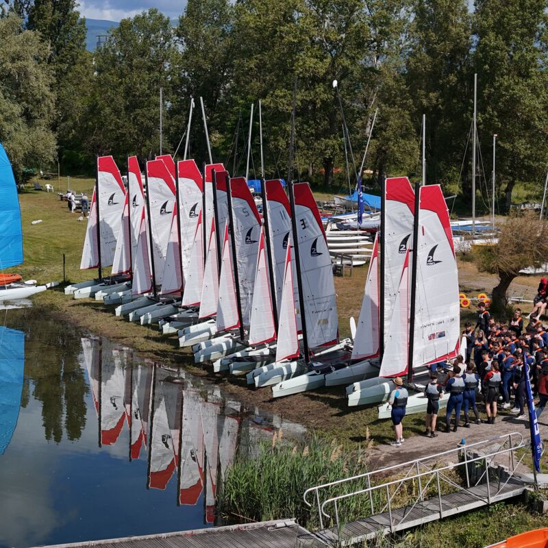 Flotte de catamarans