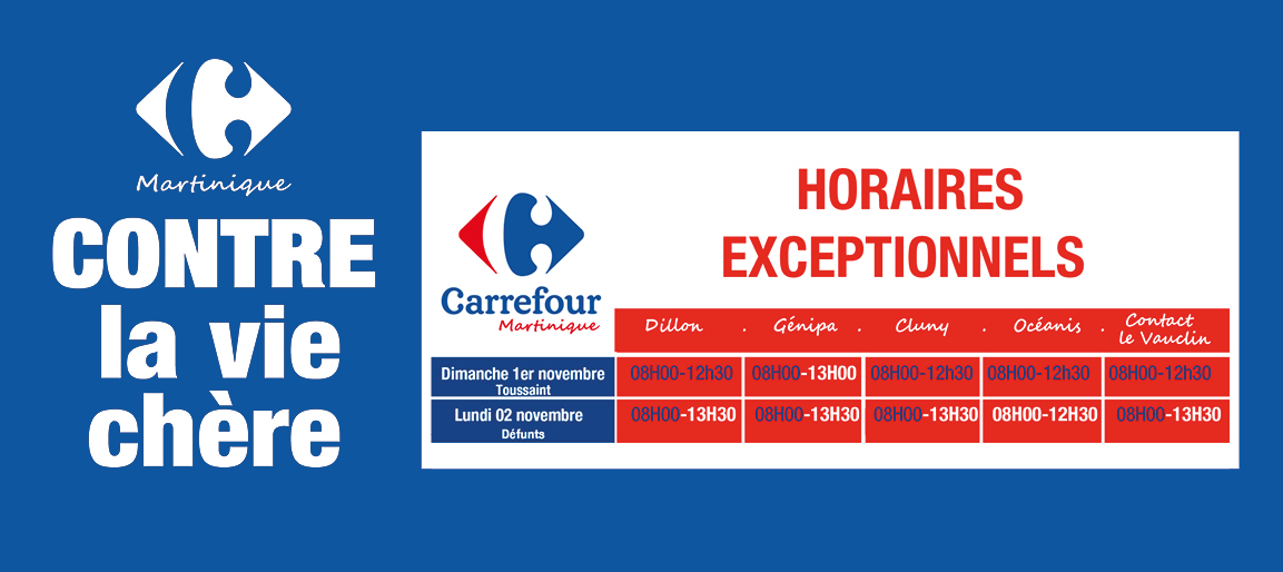 HORRAIRES EXEPTIONNELS