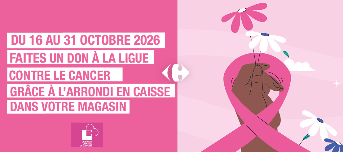 ARRONDIS EN CAISSE - OCTOBRE ROSE