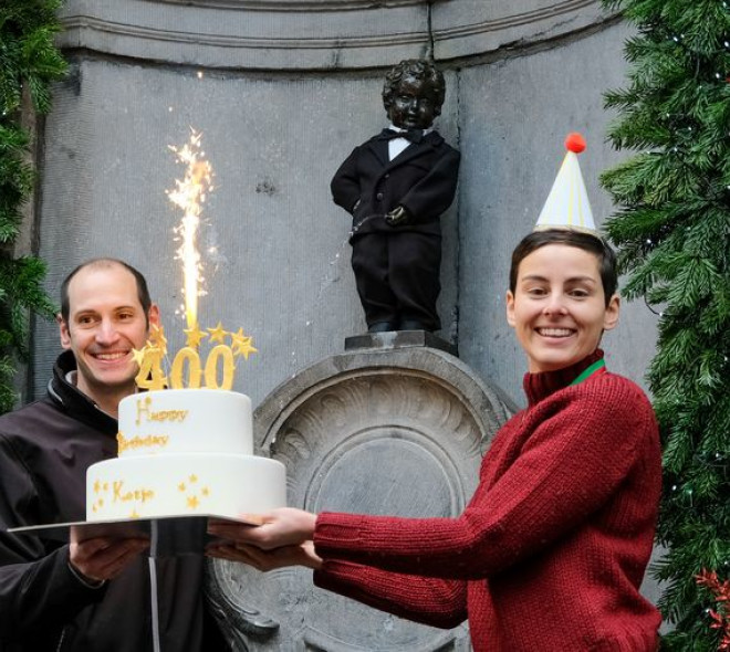 Manneken-Pis enfile son smoking pour son 400e anniversaire
