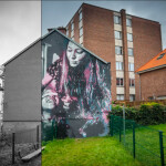 Nouvelle fresque à Bruxelles : FIRST STEPS IN GOOD HANDS