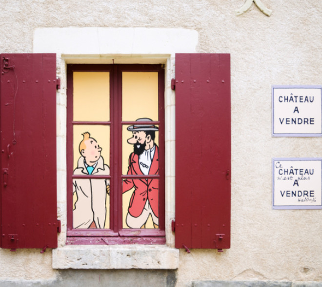 Tintin comes to town