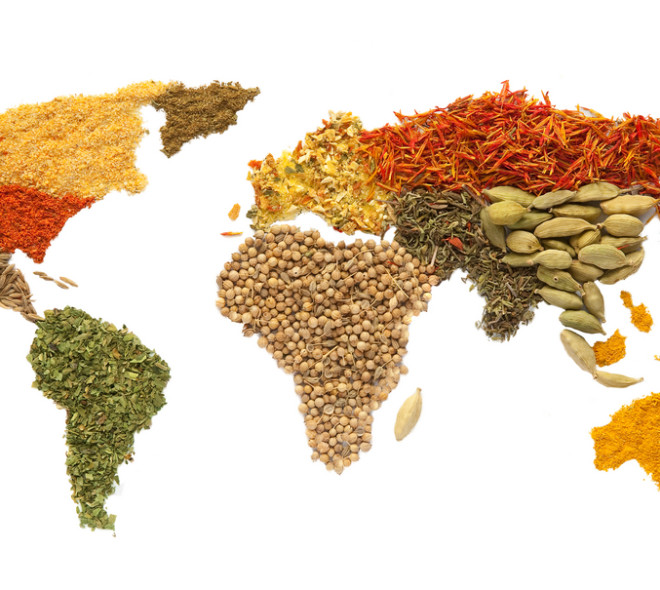 Dishes of the world in Brussels