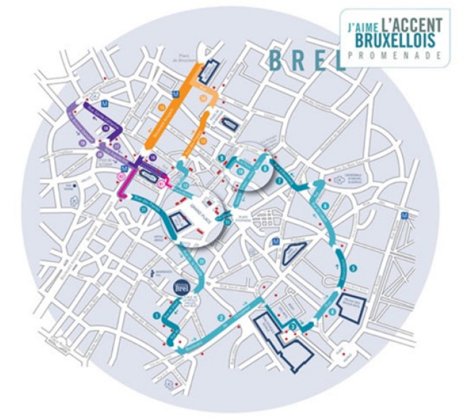 Promenade with Brel in Brussels
