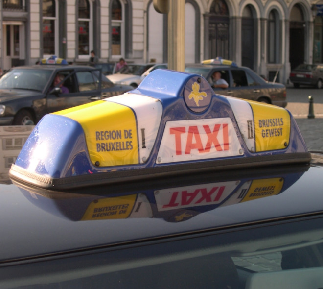 Prenez le taxi à Bruxelles