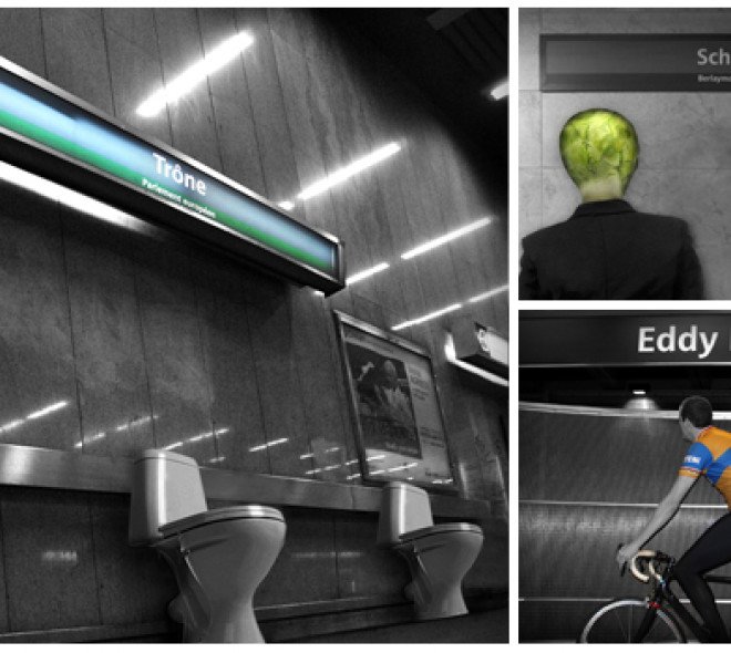 Woordspelletjes op de metro…